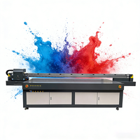 Printer UV Format Besar 3313 Terpopuler 2025 dengan Printhead Ricoh Gen5 untuk Mesin Cetak UV pada Kaca/wallpaper/keramik
