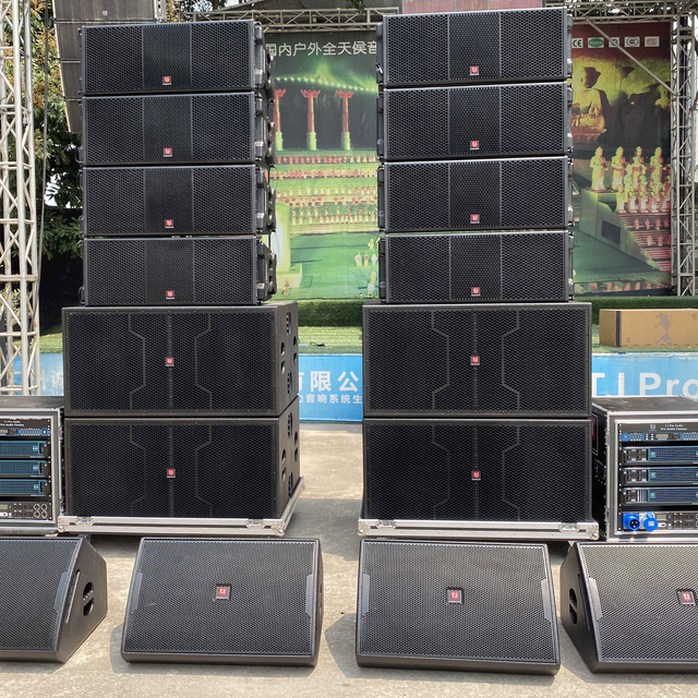 Professional Lighting Designers Association DJ Radio jockey Professional Speakers Dual 12 Inch Line Array Speaker