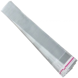 Sacs transparents auto-adhésifs Haoda OPP, emballage plastique long pour règle, paille, stylo - Product Image 4