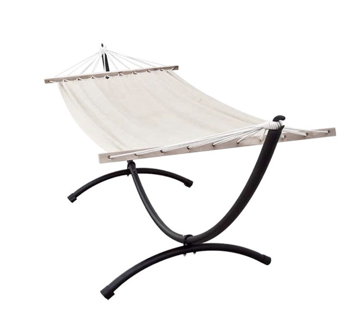 Уличная садовая подставка из хлопка, подвесная кровать, Холщовый двойной гамак с подставкой