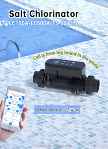 STEPON OEM ODM, 15G/20G/25G/30G/40G/50G, Hoge Kwaliteit Titanium Plaat Zelfreinigende Wifi APP Afstandsbediening Zwembad Zoutchloorapparaat - Product Image 3