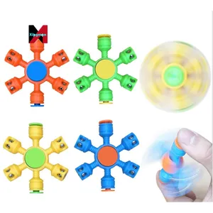 Barato Plástico Stress Relief Mão Finger Fidget Spinner Brinquedos