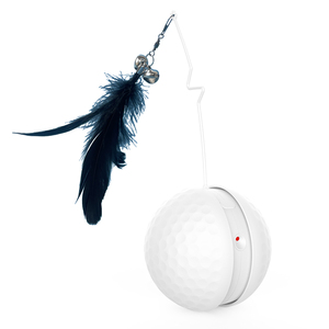 Jouet d'exercice pour animaux de compagnie <span class=keywords><strong>GULU</strong></span> écologique, contrôlé par application intelligente, entièrement automatique, chiens, chats - style sportif, rechargeable, PC+ABS, anti-ennui - Product Image 1