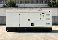 Générateur diesel haute efficacité 300 kW triphasé 400 kVA silencieux avec volant d'inertie, alimenté par un moteur Ricard refroidi par eau