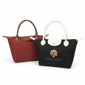 Sac fourre-tout en jute haut de gamme personnalisé avec logo, poignées en cuir PU, fermeture éclair, sac cadeau d'entreprise, design structuré – Offre spéciale - Product Image 3
