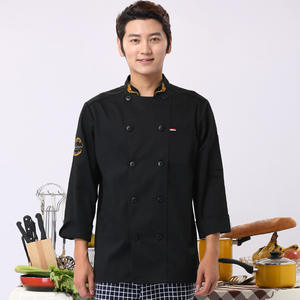 Haute qualité unisexe Chef uniformes vêtements à manches longues Restaurant uniforme vêtements de travail hôtel cuisine cuisine Chef veste manteaux - Product Image 6