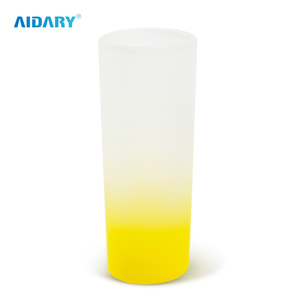 Vente en gros à grande échelle de tasses à lait en verre de haute qualité de 3 oz, couleur dégradée, texture <span class=keywords><strong>sableuse</strong></span>, sublimation, taille mini, réutilisables, minimalistes - Product Image 5
