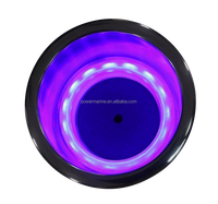 Support de casquette LED en acier inoxydable argenté de haute qualité avec finition miroir, accessoires marins pour bateaux et yachts