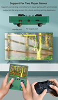 Consoles de jeux portables X6, double joystick 3D, écran IPS de 3,5 pouces, console de jeux rétro, 11 émulateurs, plus de 10 000 jeux, 32 Go de ROM
