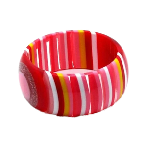 Bracelets en résine de style Vintage fabriqués à la main pour femmes Bracelet de mode hautement poli Inde directe pour les fêtes Christian IGI - Product Image 1