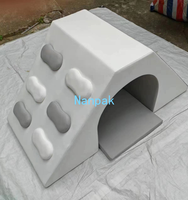 Bonne location ensembles de jeux souples en mousse blanc gris location de fêtes événementielles ensemble d'équipement de jeux souples pour enfants ensemble de jeux souples pour tout-petits bébés