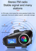 Intercom pour casque de moto Full Duplex avec caméra intégrée en plastique ABS