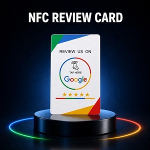 Tarjeta NFC Personalizada para Reseñas <span class=keywords><strong>de</strong></span> Google/Instagram/YouTube/TikTok/<span class=keywords><strong>Facebook</strong></span>, Tarjeta <span class=keywords><strong>de</strong></span> PVC con la Frase 'Reseñenos', Venta al Por Mayor, OEM, ODM, MOQ Bajo, Lista para Enviar - Product Image 2