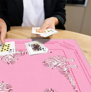 Tapis <span class=keywords><strong>de</strong></span> jeu <span class=keywords><strong>de</strong></span> Mahjong américain antidérapant et insonorisant en caoutchouc écologique durable, housse <span class=keywords><strong>de</strong></span> <span class=keywords><strong>table</strong></span> <span class=keywords><strong>de</strong></span> Mahjong portable pour le voyage - Product Image 2