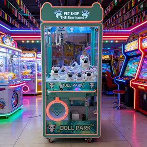 Máquina de grúa operada por monedas personalizada Baihui Animation con aceptador de billetes, monedero multidivisa, marca Happy Moment, ODM/OEM - Product Image 6
