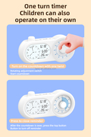 Jam Alarm Digital LED Elektronik dengan Layar LCD, Baterai AAA, Kontrol Volume, Kalender, dan Penghitung Mundur untuk Kamar Tidur Mahasiswa
