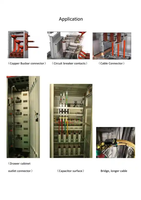 Capteur de surveillance de la température des barres omnibus Acrel ATE400, bande de fréquence 433 MHz, montage sur rail DIN, induction électromagnétique