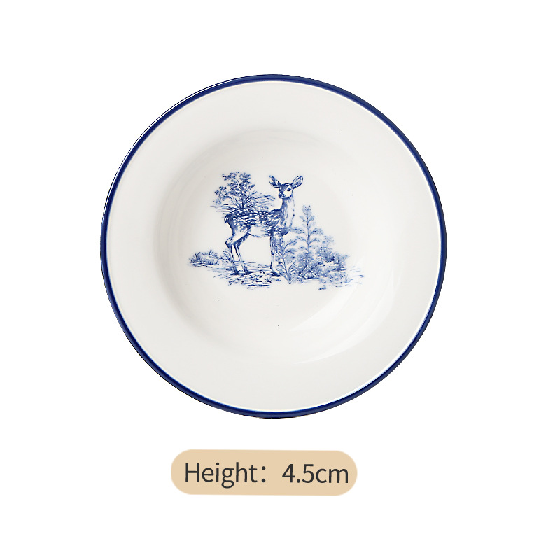 Assiette plate de 8,5 pouces