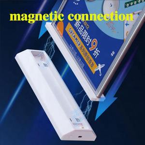 A4 boyutu çift taraflı LED masa üstü Poster çerçevesi şarj edilebilir masaüstü aydınlatma menü standı reklam için çift taraflı tabela - Product Image 4