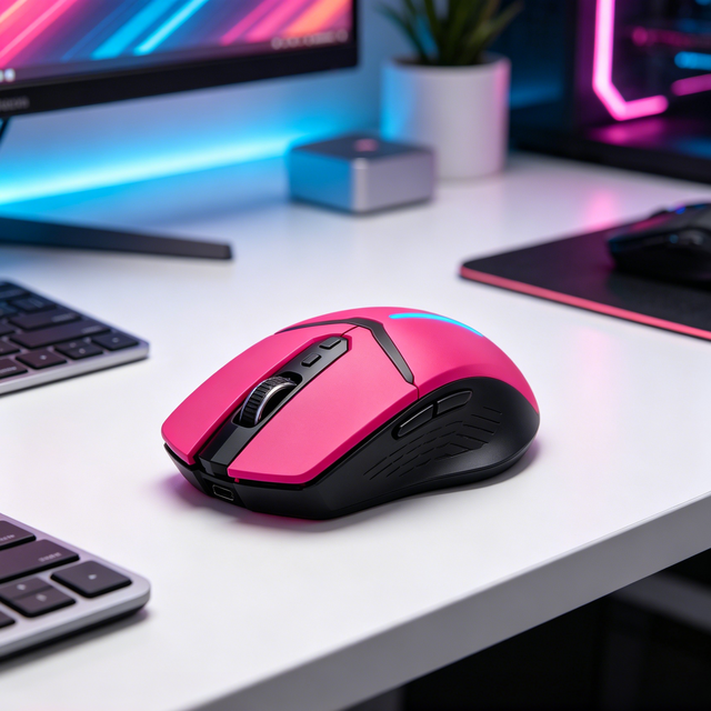 Keywin T33 Factory Customized 2.4GHz BT 5.0 Dual Mode LED RGB Backlight Rechargeable Wireless Gaming Mouse for iPad & Laptop