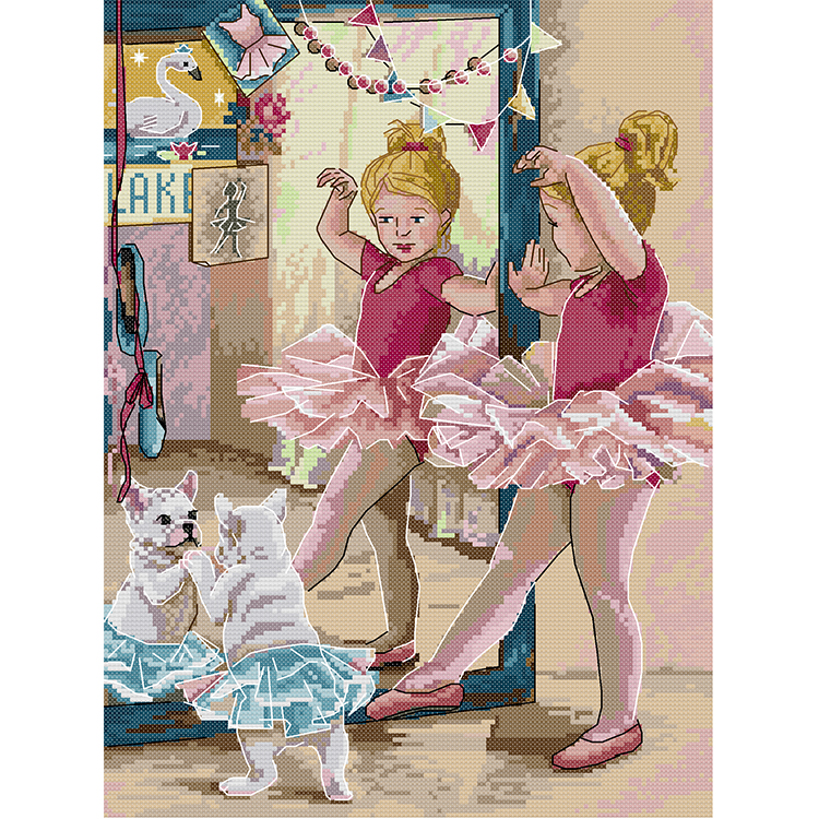 Лидер продаж, рождественский подарок NKF, хлопчатобумажная холщовая ткань для рукоделия, Набор для вышивки крестиком в домашних условиях