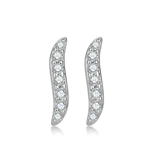 Mode Simple Ensemble de Bijoux Fine Jewelry Diamonds Halo S925 Sterling Silver Classic Jewelry Set - Product Image 3