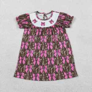 RTS รอมเปอร์ผ้าฝ้ายแขนยาวพิมพ์ลายดอกไม้สำหรับเด็กผู้หญิงเสื้อผ้าเด็กทารกผ้าสแปนเด็กซ์ทรงเอไลน์พิมพ์ลายดอกไม้สำหรับฤดูร้อน - Product Image 3