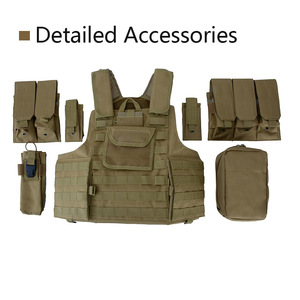 Chaleco Táctico Antipuñaladas para Exteriores, Chaleco Multifuncional MOLLE, Chaleco de Caza Transpirable y Resistente al Desgaste con Liberación Rápida - Product Image 6