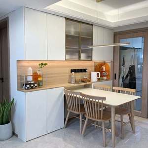 Aimsp Dining Room Cabinet <b>White</b> Dining Room Furniture Contemporary <b>Sideboard</b> - Product Image 1