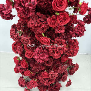 Venta al por mayor 3D Artificial boda cuerno arco con flor telón de fondo OEM Bienvenido para evento y Día DE LA MADRE decoración de la pared - Product Image 5