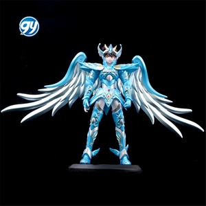 Figurines d'action de l'anime Saint Seiya, Shiryuu, Hyoga, Shun, Ikki, Phoenix, 19 cm, <span class=keywords><strong>chevaliers</strong></span> <span class=keywords><strong>du</strong></span> <span class=keywords><strong>zodiaque</strong></span>, superbes jouets - Product Image 5