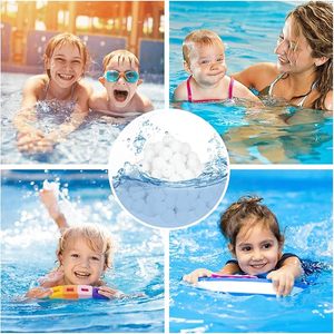 Bolas de Filtración Ligeras y Suaves para Piscinas y Jacuzzis, 100% Fibra de Polietileno, Material Filtrante para Filtros de Arena - Product Image 5