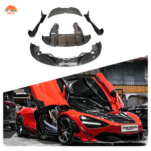 Piezas de Repuesto para Automóviles 720S, Difusor de Parachoques Delantero y Trasero de Fibra de Carbono Seca, Alerón, Faldones Laterales para <span class=keywords><strong>McLaren</strong></span> 720S, Kit de Carrocería para Guardabarros Delanteros - Product Image 1