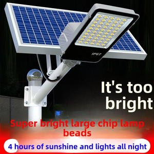Lampione <span class=keywords><strong>Solare</strong></span> LED da <span class=keywords><strong>Esterno</strong></span> IP65 Ultra-luminoso <span class=keywords><strong>ad</strong></span> Alta Potenza con Telecomando <span class=keywords><strong>per</strong></span> Cortili Rurali e Uso Domestico - Product Image 2