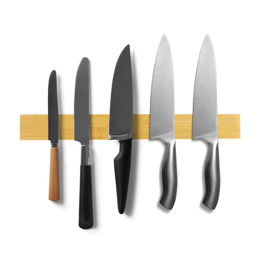 Bambo кухня Магнитный настенный держатель для ножей магнитный держатель для ножей для кухни полосы деревянный чернильная подставка 16 Inch блоки и пакеты в рулоне