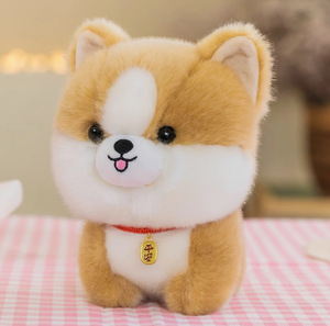 Aika Vente en gros de peluches chiens kawaii, chiots Corgi et <span class=keywords><strong>Husky</strong></span> en coton PP, décoration de chambre, en vrac - Product Image 3
