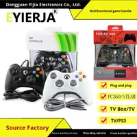 Manette de jeu XBOX360 PC pour TV Box avec connexion sans fil et filaire, modèle à vibration PC360