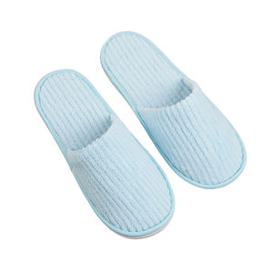 Manufacturer Wholesale Hotel <b>Slippers</b> Luxury Homestays Thickened Warm Coral <b>Fleece</b> Indoor Custom Hotel <b>Slippers</b> - Product Image 4