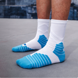 Chaussettes <span class=keywords><strong>de</strong></span> basket-ball blanches pures personnalisées <span class=keywords><strong>haut</strong></span> <span class=keywords><strong>de</strong></span> <span class=keywords><strong>gamme</strong></span> <span class=keywords><strong>bas</strong></span> américains d'été pour hommes chaussettes <span class=keywords><strong>de</strong></span> serviette épaisse d'élite professionnelle chaussettes <span class=keywords><strong>de</strong></span> course - Product Image 2