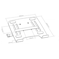 Support pour ordinateur portable, support pour ordinateur portable, accessoires informatiques, support pour ordinateur portable de 10 à 15 pouces, support long à bras unique, support de moniteur, support de levage, support pour ordinateur portable