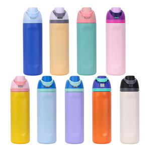 Bouteille d'eau isotherme en acier inoxydable Freesip avec paille pour le sport et les voyages, bouteille d'eau de sport sans BPA de 32 oz - Product Image 1