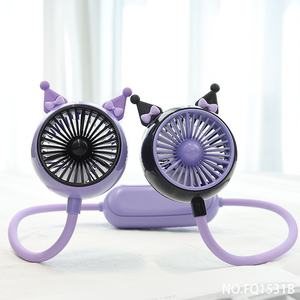 Ventilateur portable USB rechargeable pour le cou, petit ventilateur de refroidissement à suspendre pour la maison, en plastique - Product Image 6