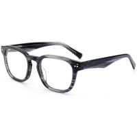 Monture de lunettes rectangulaires rétro Elan Optical YB6606 en acétate unisexe, vente chaude, écologique, directement de l'usine
