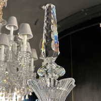Lampe sur pied de luxe de designer européen Jewellerytop, style château, hôtel, hall, villa, décorative, en cristal égyptien, pour une ambiance royale