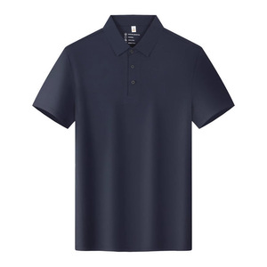 Polo Shirt Solid Color Polyester Moisture Wicking Daily Wear - Product Image 1