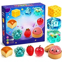Coffret de 8 jouets sensoriels anti-stress en forme de bonbons de malt, jouets à presser, boîte surprise