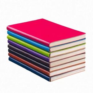 Hot Selling Exquisite Leather Cover Notebook Diary Hardcover Business Supplies Planning <b>Book</b> - Product Image 1