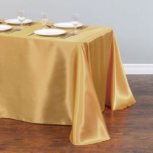 Nappe de table en satin tissé en polyester de luxe, imperméable et anti-taches, personnalisable pour les espaces de repas élégants - Product Image 2