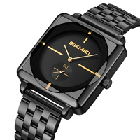 Montre-bracelet analogique à quartz antique pour homme SKMEI 2413, vente en gros, acier inoxydable, étanche 30 m, fabriquée en Chine