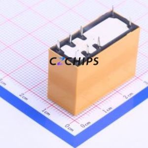 HRM2H-S-DC12V-C Power Relay DIP,12.6x29mm Relay 12V 1 Changeover: 1C (SPDT-Changeover)::: 8 16A - Product Image 2